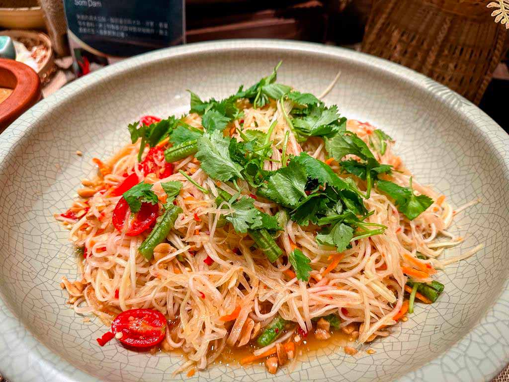十二廚「泰國美食節」必吃－「青木瓜沙拉」